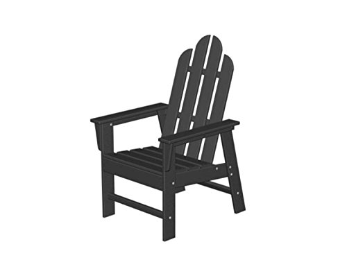 425 Recycled Earth-Friendly Outdoor Adirondack Dining Chair - Black