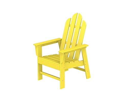 425 Recycled Earth-Friendly Outdoor Adirondack Dining Chair - Lemon Yellow