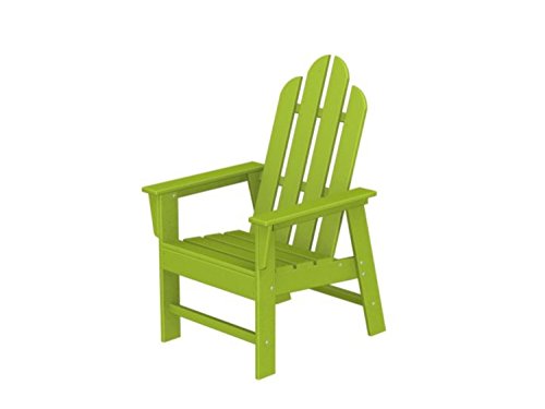 425 Recycled Earth-Friendly Outdoor Adirondack Dining Chair - Lime Green