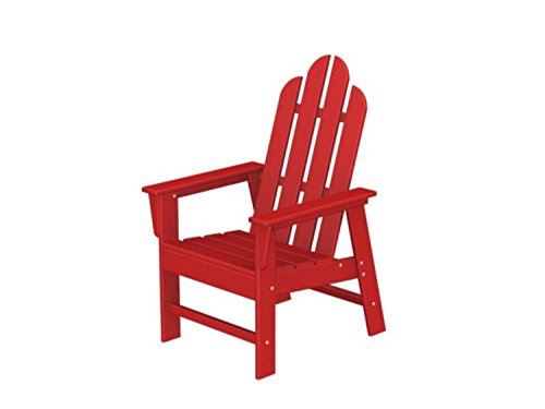 425 Recycled Earth-Friendly Outdoor Adirondack Dining Chair - Sunset Red