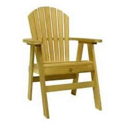 Outdoor Adirondack Dining Chair - Cedar