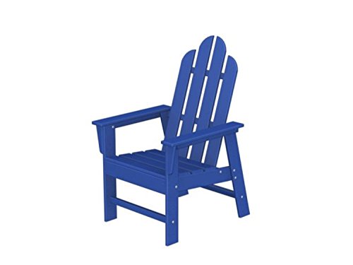 Recycled Sea Breeze Outdoor Patio Adirondack Dining Chair - Ocean Blue