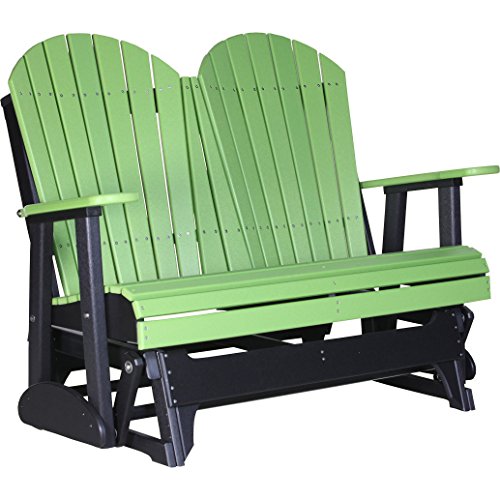 LuxCraft Recycled Plastic 4 Adirondack Glider Chair