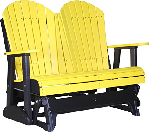 Luxcraft Recycled Plastic 4 Adirondack Glider Chair