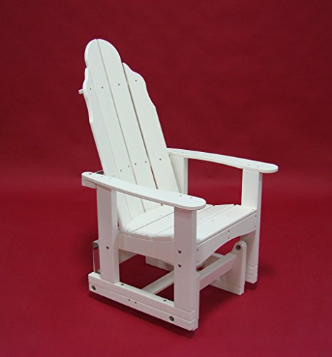 Tailwind Furniture Recycled Plastic Traditional Adirondack Glider Chair