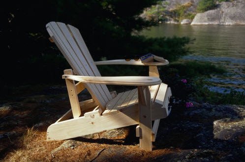 Bear Chair Reclining Adirondack Chair Kit Pine Bc500p