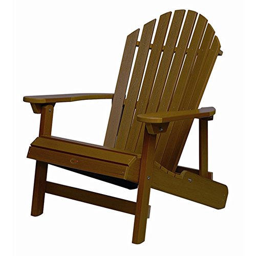 Folding 3 Level Reclining Adirondack Chair King Size Weathered Acorn Finishgy583-4 6-dfg274436