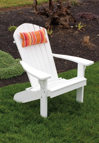 Poly Foldingamp Reclining Adirondack Chair - Amish Made Usa - Bright White