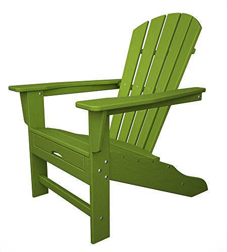 Ultimate Adirondack Chair with Ottoman in Lime