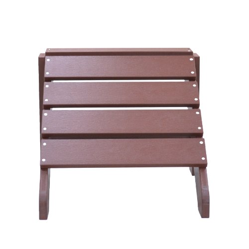 Carolina Outdoor Hampton Adirondack Ottoman Espresso