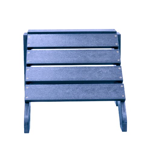 Carolina Outdoor Hampton Adirondack Ottoman Pacific Blue