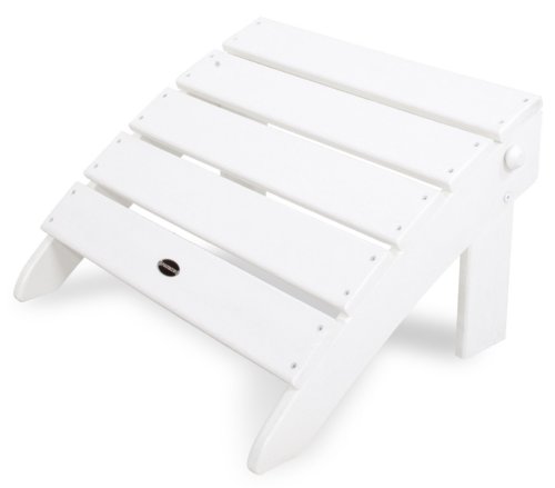 Polywood Ot73wh Classic Adirondack Ottoman White