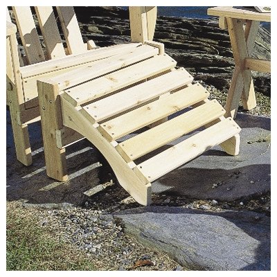 Rustic Natural Cedar Furniture Adirondack Ottoman