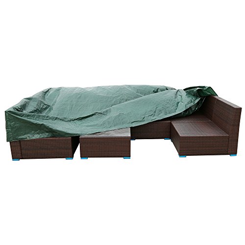 UnionBoys Outdoor Patio Furniture Set Cover Waterproof Green