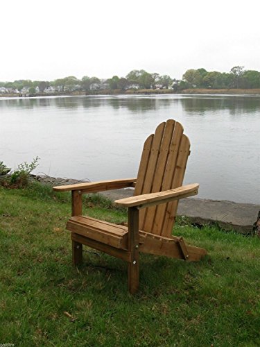 Cedar Adirondack Folding Outdoor Chair Wood Folds
