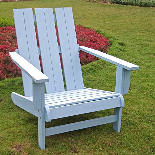 International Caravan Chelsea Acacia Adirondack Wood Patio Chair