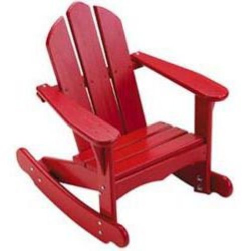 Little Colorado Childs Adirondack Rocking Chair- Green