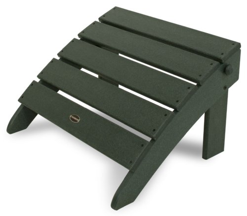 Polywood Ot73gr Classic Adirondack Ottoman, Green