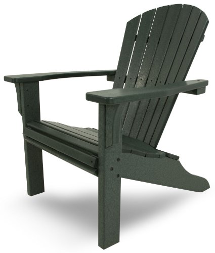 Polywood Sh22gr Seashell Adirondack Green