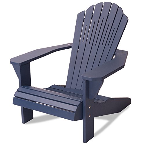 Majestic Home Goods Laguna Collection Adirondack Chair Navy