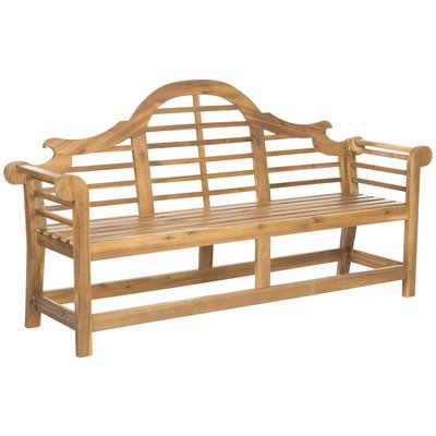 Safavieh Patio Collection Felicity Adirondack Acacia Wood Bench Natural