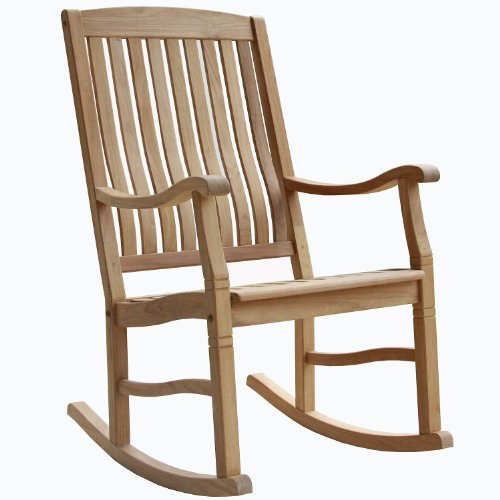 Indonesian Teak Outdoor Porch Garden Rocking Rocker Chair