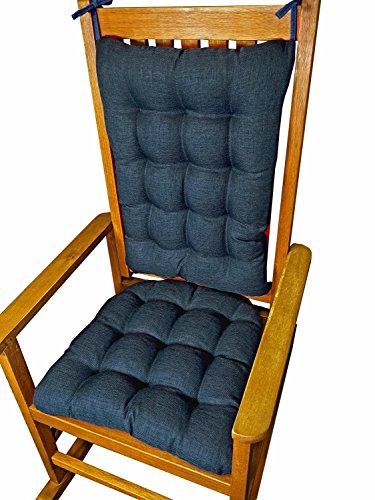 Porch Rocker Cushion Set - Rave Pacific Blue - Size Standard - Indoor  Outdoor Fade Resistant Mildew Resistant