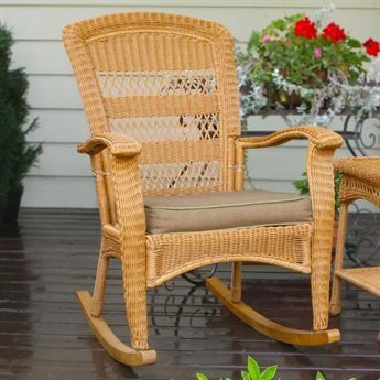 Tortuga Outdoor Portside Plantation Rocker White