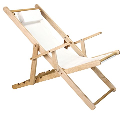 Casual Home Sling Chair Natural Canvs