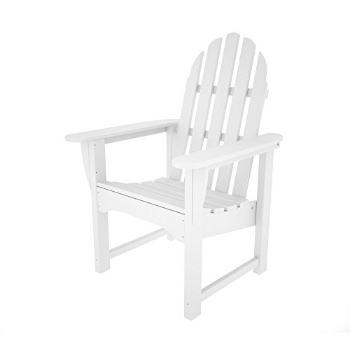 POLYWOOD ADDC-1WH Classic Adirondack Casual Chair White