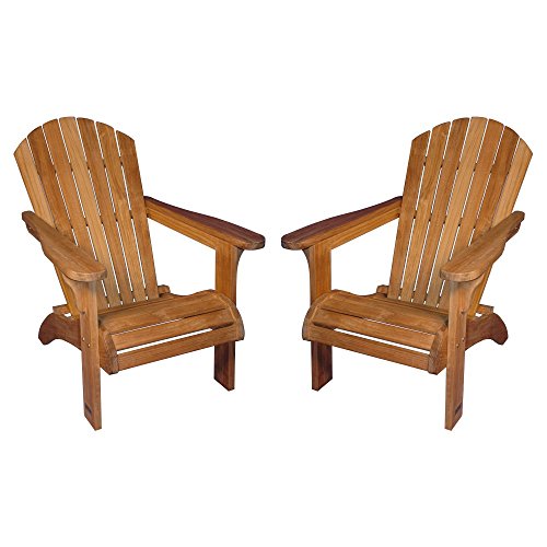 Regal Teak Adirondack Chairs - Set of 2