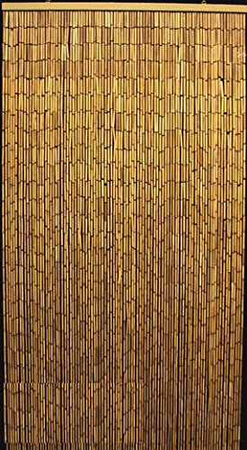 Master Garden Products Natural Beaded Bamboo Curtain 36 By 78-inch