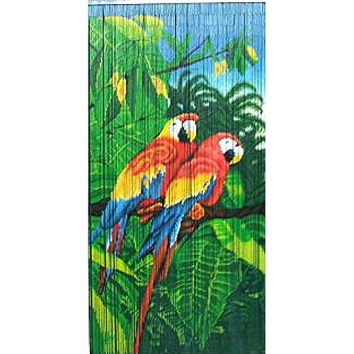 Twin Parrots Bamboo Curtain vietnam