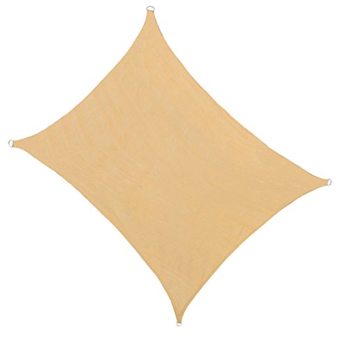 Rainleaf 8 X 12 Rectangle Sun Shade Sail For Outdoor And Patio 2nd Generation Desert Sand