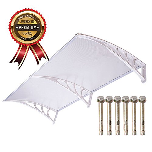 Uv Protection Overhead Clear Outdoor Patio Awnings Window Awnings - Gc Global Direct 65ft White