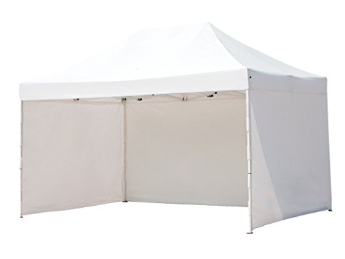 Abba Patio 10 X 15 Ft Pop Up Heavy Duty Instant Canopy Commercial Portable Canopy With Sidewalls Enclosure White