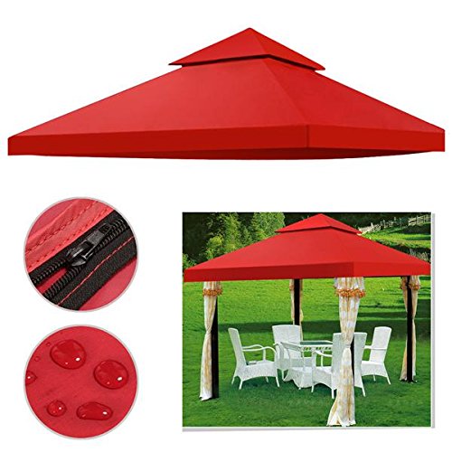 World Pride 12 x 12 Replacement Canopy Top Patio Pavilion Gazebo Sunshade Oxford Cover Red