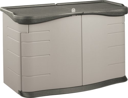 Premium Storage Shed Rubbermaid Sheds for Outdoor Garden or Patio in Plastic Horizontal Design