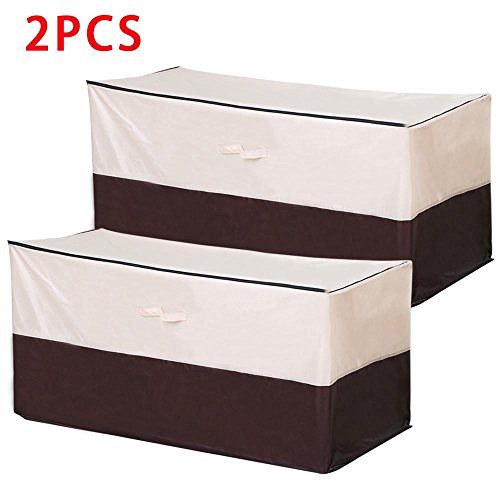 go2buy Protective Patio Bench Sofa Cover Storage Bag 2PCS 461 L x 185 W x 213 H