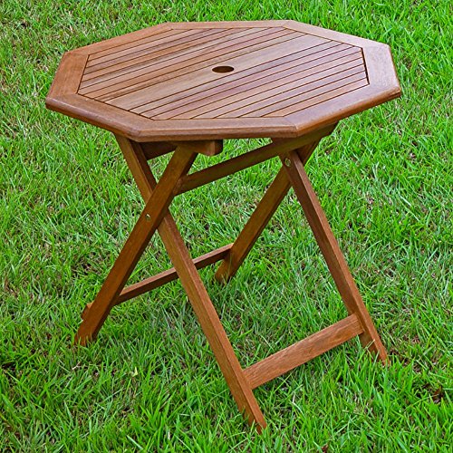 International Caravan Acacia 30 in Folding Patio Table