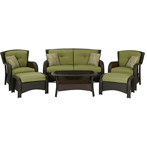 Hanover Strathmere 6-piece Patio Seating Set