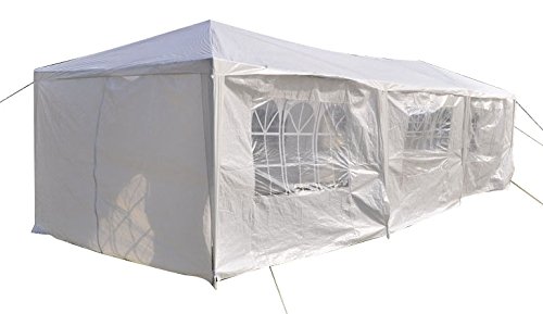 Valuebox 10 X 30 Wedding Party Pe Tent Outdoor Patio Heavy Duty Gazebo Pavilion Carport Canopy With 8 Removable