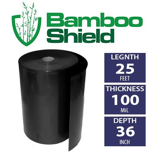 Bamboo Shield- 25 foot long x 36 inch x 100 mil bamboo root barrierwater barrier