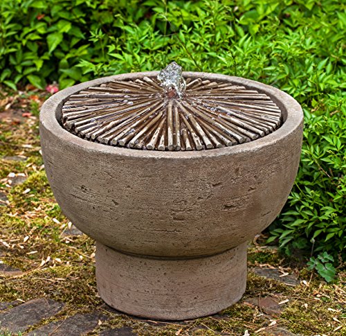 Campania International FT-274-VE Bamboo Pot Fountain Verde Finish