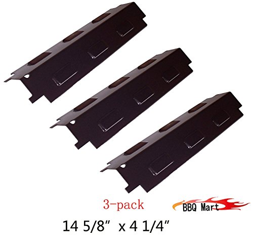 985313-pack Porcelain Steel Heat Plate Replacement for Select Gas Grill Models By Charbroil Kenmore Grill King and Others
