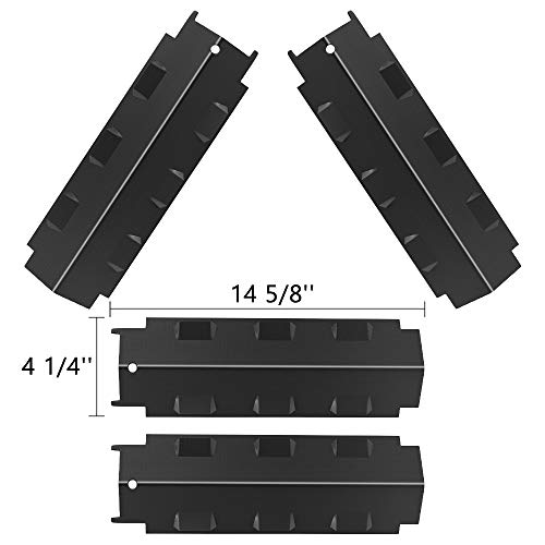 GASPRO Grill Heat Tent for Charbroil Grill Replacement Parts 463268008 463268007 463268606 Thermos 461262006 Kenmore 4-Pack Heat Plate Shield Flame Tamer Burner Cover 16 x 3 1316 inch