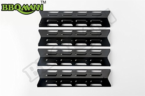 BBQMANN 920714-pack Universal Porcelain Steel Heat Plate Heat Shield for Select Gas Grill Models By Kenmore Master Forge and Others16 18x 3 78