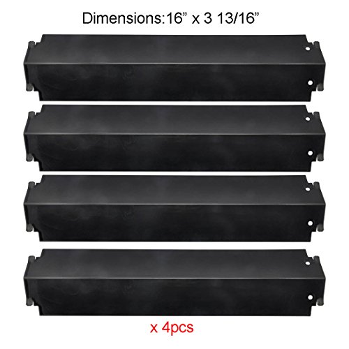 Ph33214-pack Porcelain Steel Heat Plate Replacement For Select Gas Grill Models Charbroil Kenmore Sears Thermos
