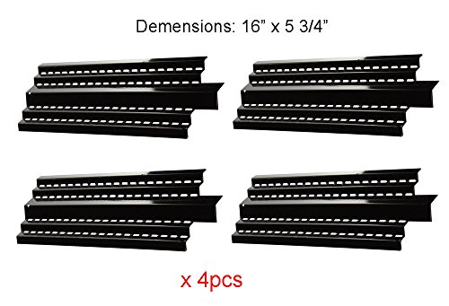 Ph4491 4-pack Porcelain Steel Heat Plate Replacement For Select Kenmore Gas Grill Models