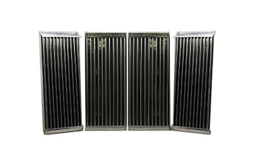 Stamped Stainless Steel Cooking Grid Replacement for Select Charbroil and Kenmore Gas Grill Models Set of 4